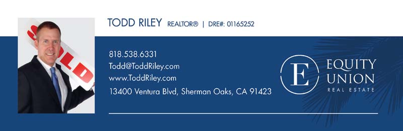 Todd Riley - Studio City Real Estate Agent Signature